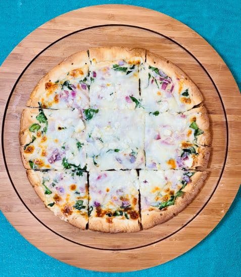Domino's Spinach & Feta Pizza on Caulipower's Cauliflower Crust