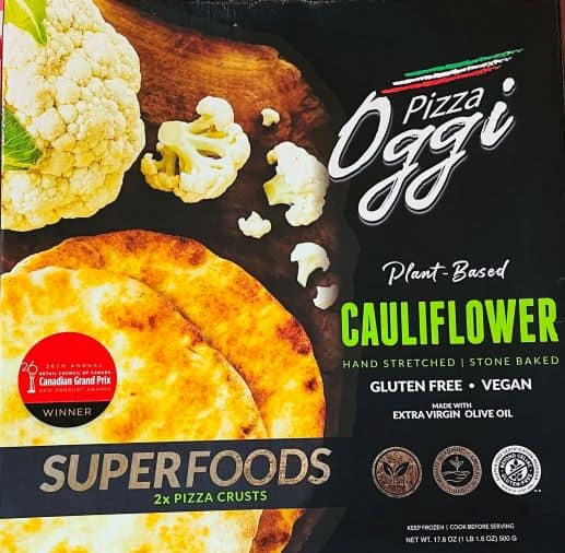 Oggi Foods Cauliflower Pizza Crust