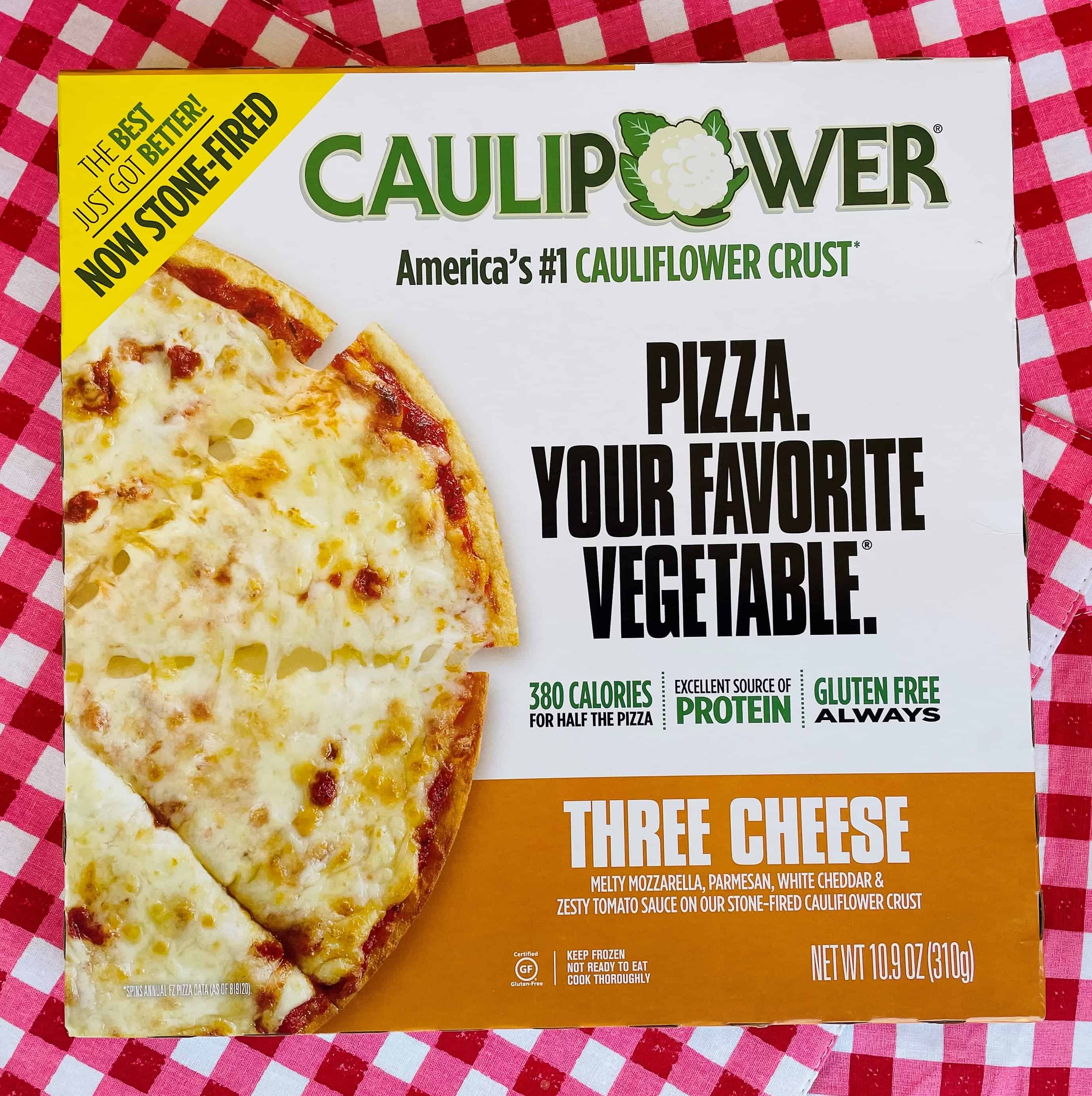Caulipower Three Cheese Pizza Box