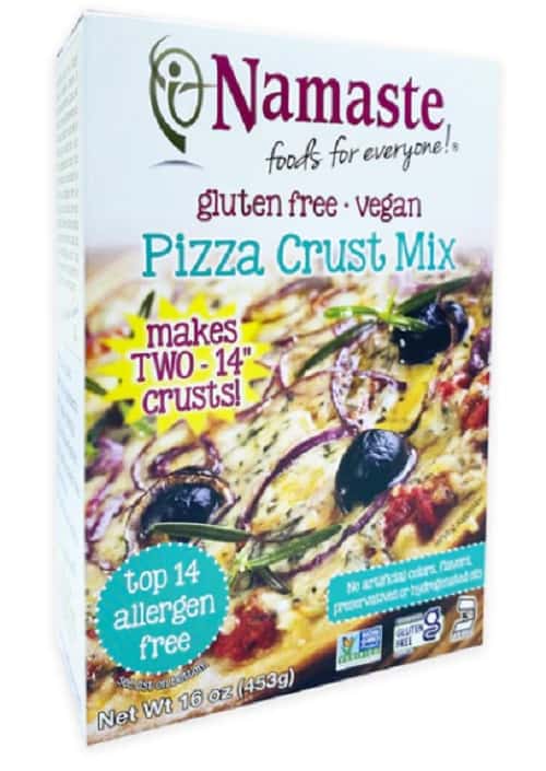 Namaste Foods Gluten Free Pizza Crust Mix Package