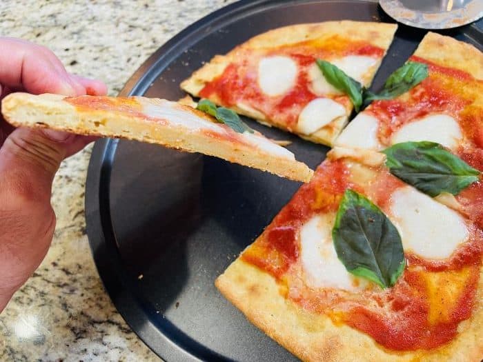 Thin Crust Neapolitan Pizza Crust Texture