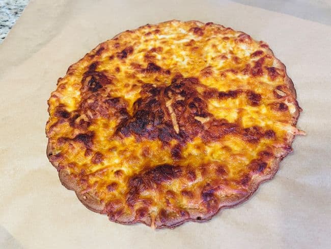 Cappello's Keto Cheese Pizza Cooked